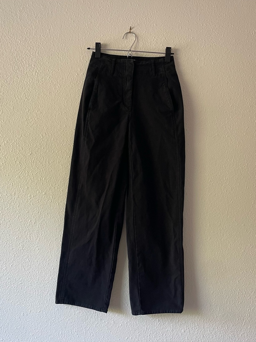 Wilfred Free Aritzia Black Wide Leg High Rise Denim Pants Women’s 00